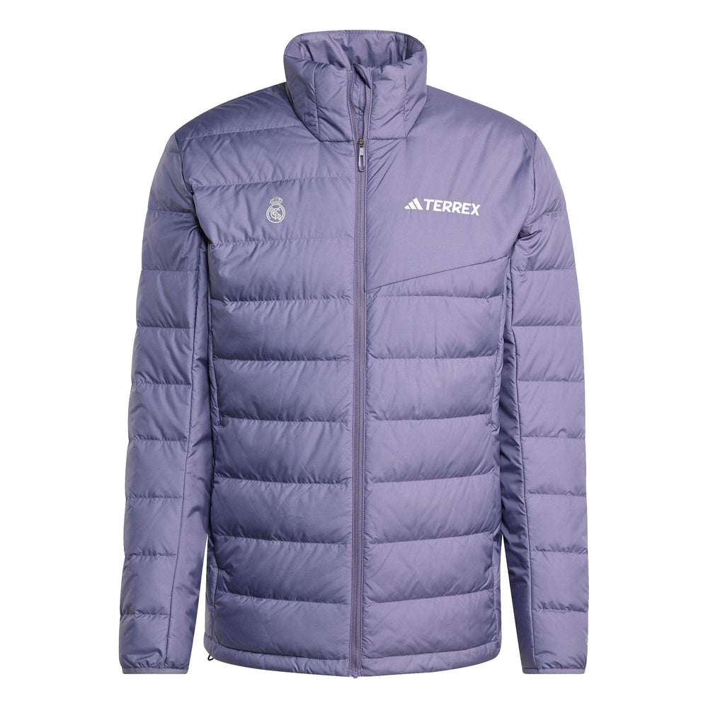 Mens adidas Terrex CLIMAWARM Rain Down Jacket Purple